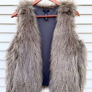 J.Crew Fur Vest